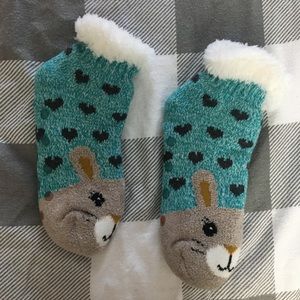 super fuzzy slipper socks